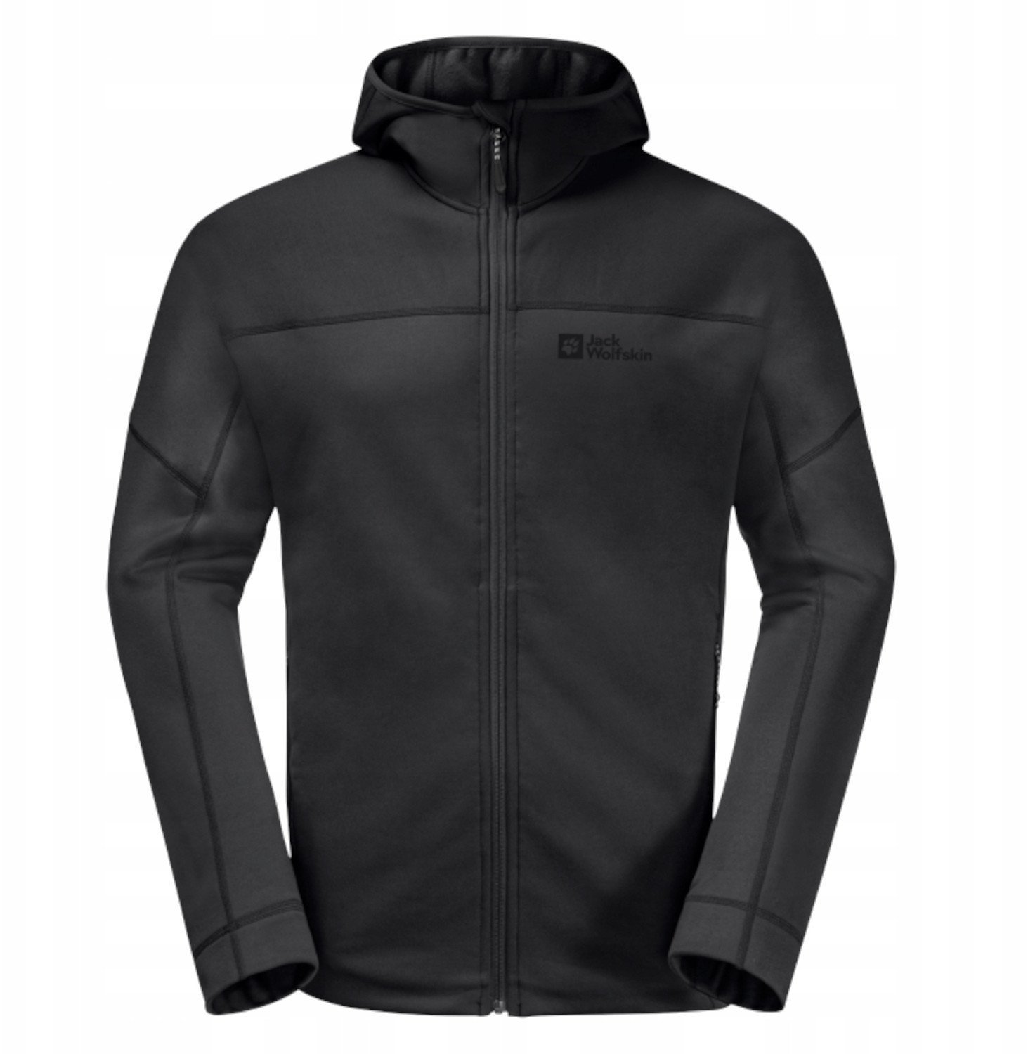 Jack Wolfskin Hirschberg Hooded FZ M 1710881-6000 Czarne S
