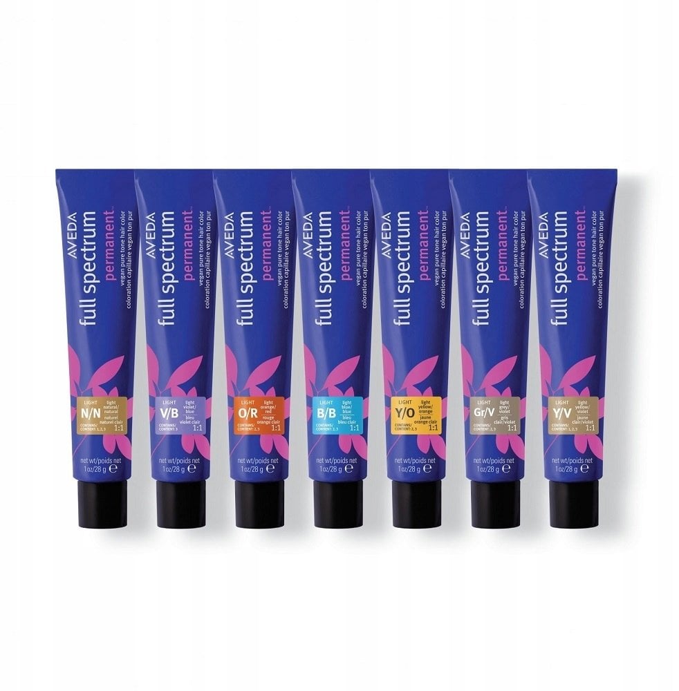 Aveda Full Spectrum Permanent Hair Color Protective Creme farba do włosów Light Y/V 28g