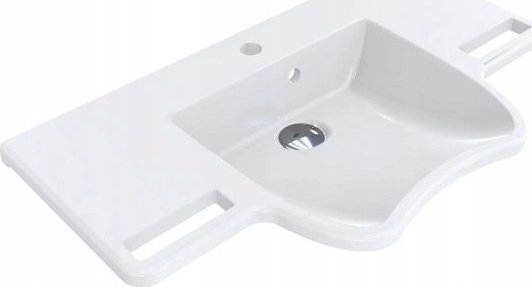 Umywalka Miraggio Umywalka podwieszana asymetryczna 80x45cm