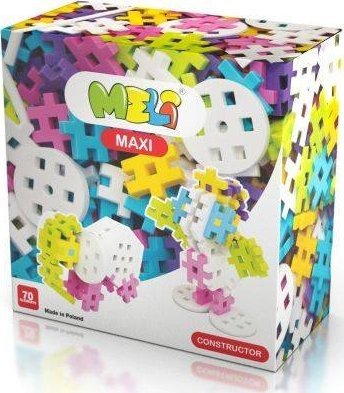Klocki Meli Maxi Constructor Pink 70 el.