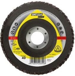 Klingspor Ściernica listkowa wypukła SMT314 Extra 125mm gr. 36 (K322814)