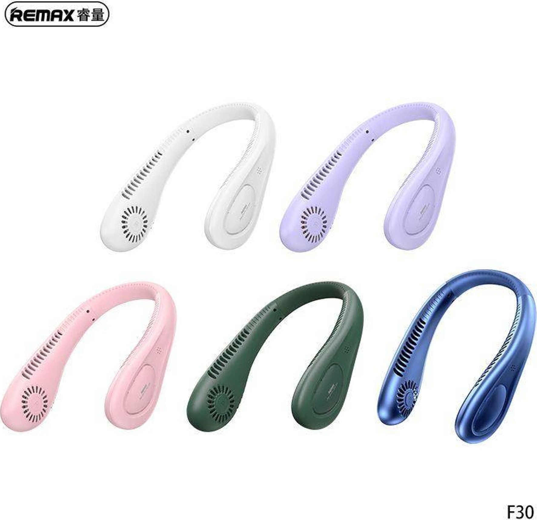 Remax WIATRAK NA SZYJE REMAX F30 PURPLE