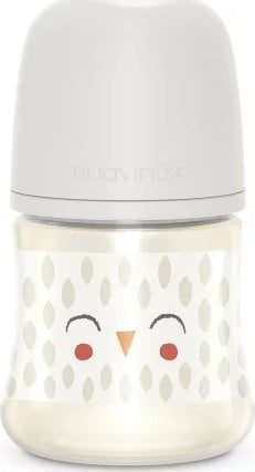 307833-BUTELKA 150ML/SMOCZEK FIZJOLOGICZNY SX PRO WOLNY PRZEPŁYW/SOWA BEŻOWA/BONHOMIA