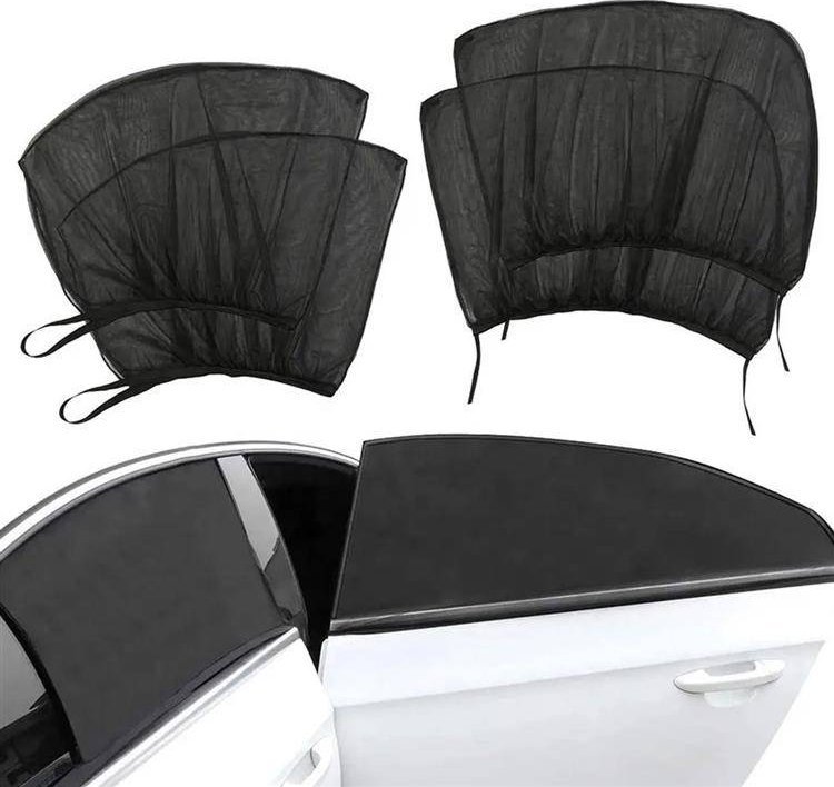 Aptel Przeciwsłoneczne MOSKITIERY Samochodowe 4sztuki czarne AG936A