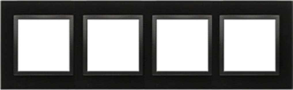 Kontakt-Simon Ramka poczwórna Kontak Simon 54 DRN4/75 wulkaniczna lawa