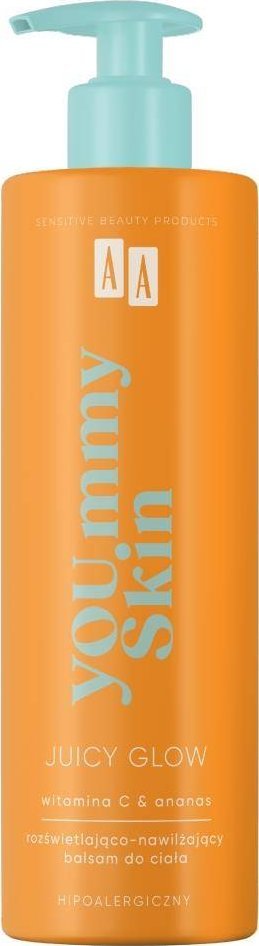 AA AA YOU.mmy Juicy Glow rozświetlająco-nawilżający balsam bo ciała 400ml