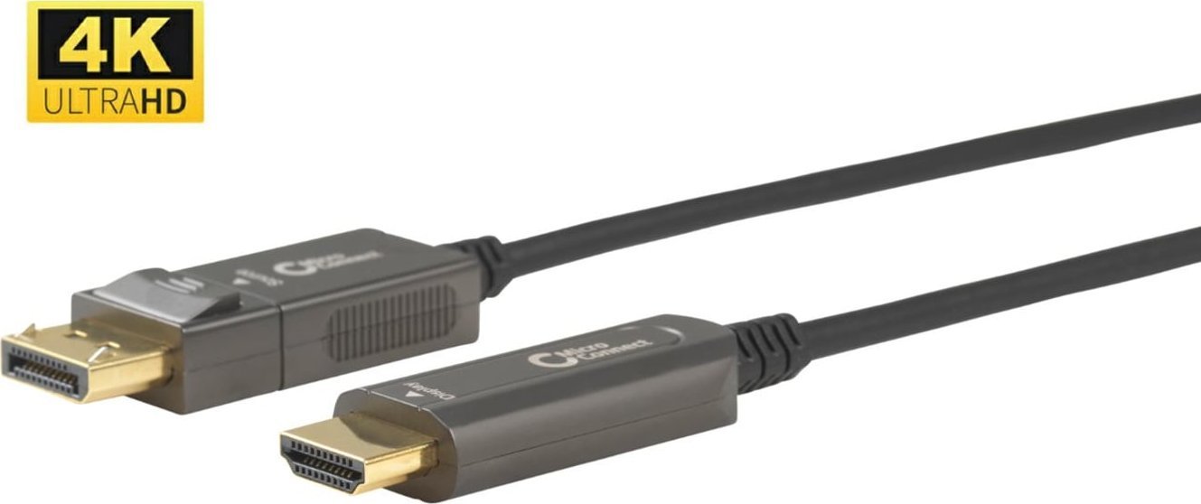 Kabel MicroConnect HDMI - HDMI 10m czarny (DP-HDMI-1000V1.4OP)