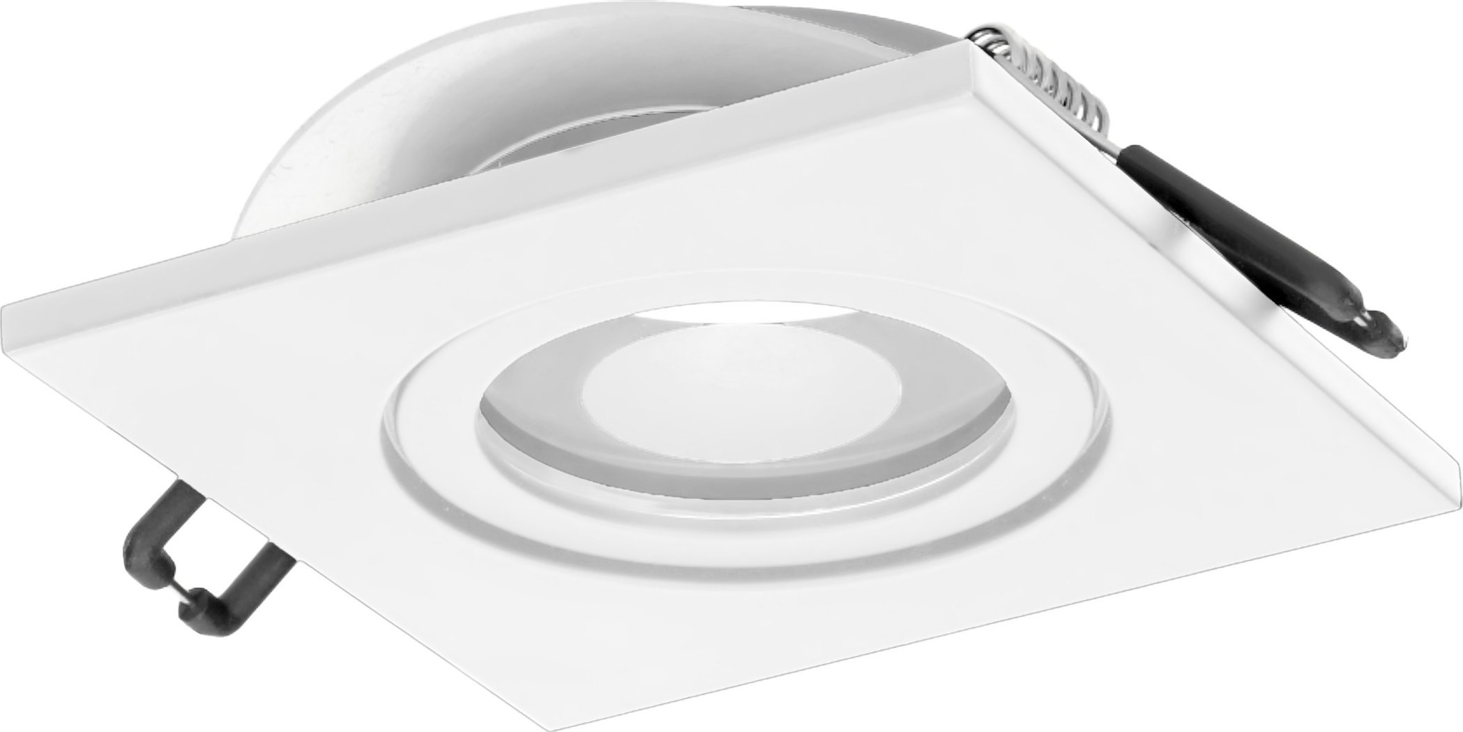 Orno DARI S ramka dekoracyjna oprawy punktowej, MR16/GU10 max 50W, kwadrat, biała IP44