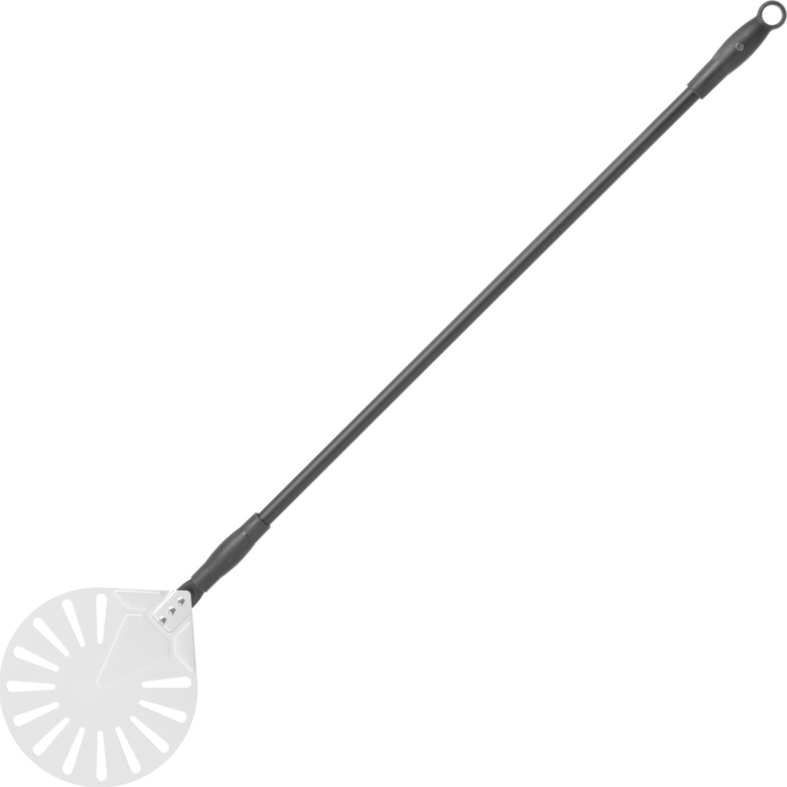 Hendi Łopata do pizzy z otworami i uchwytem suwakowym aluminiowa okrągła śr. 230 mm dł. 1200 mm - Hendi 617168 Łopata do pizzy z otworami i uchwytem s