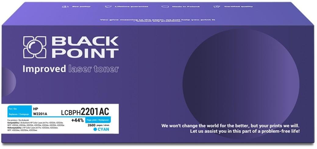 [LCBPH2201AC] Toner Black Point Color (HP W2201A) chip OEM