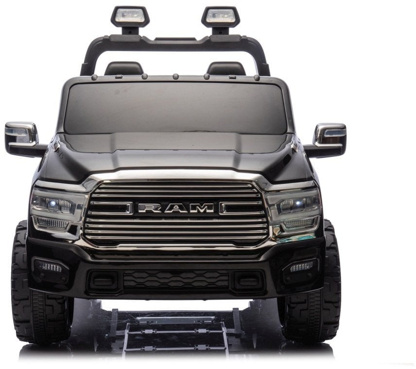Ogromny Elektryczny samochód RAM dla dzieci 2x200W z pilotem, Bluetooth i amortyzatorami EDUKAMP