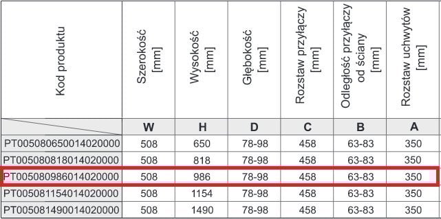ENIX GRZEJNIK LAZ.PINI 0508/0986 BIALY RAL9016