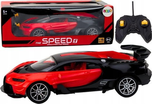 LeanToys Zdalnie Sterowane Sportowe Auto Czerwone 1:16 RC Samochód
