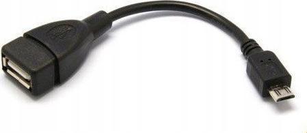 Kabel USB USB-A - microUSB 0.1 m Czarny