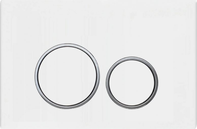 Przycisk spłukujący Mexen Mexen Fenix 05 przycisk spłukujący biały - 600500