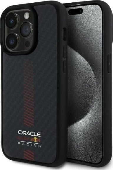 Red Bull RBHMP14L24CFGSMK iPhone 14 Pro 6.1" hardcase black/black Carbon Fiber Power Bar MagSafe