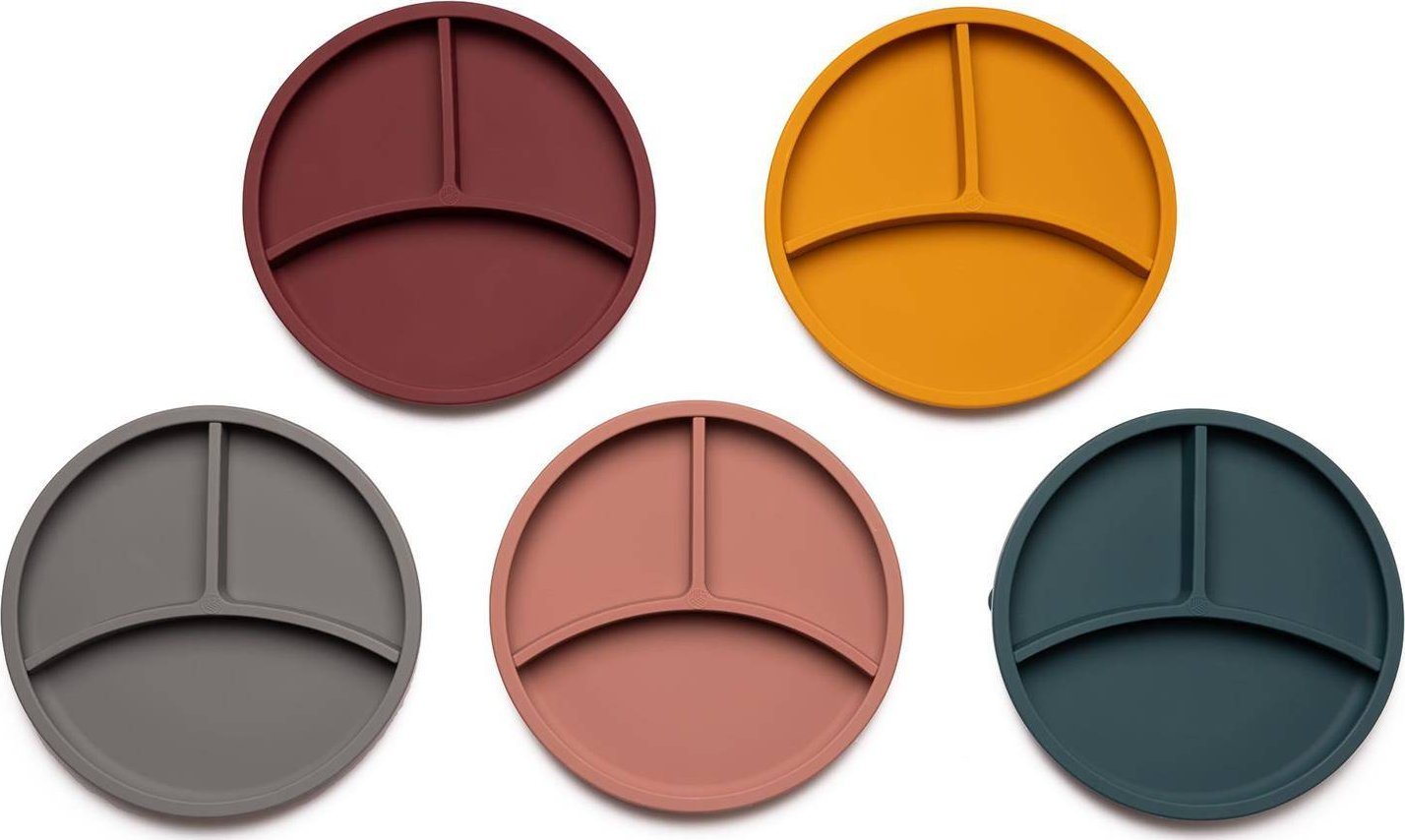 ECO RASCALS ECORASCALS Miseczka trójdzielna z przyssawką one size