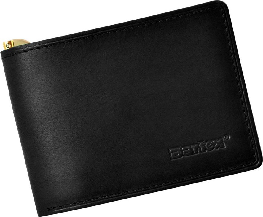 Bartex BARTEX 472-M skórzany portfel męski z klipem Slim * banknotówka