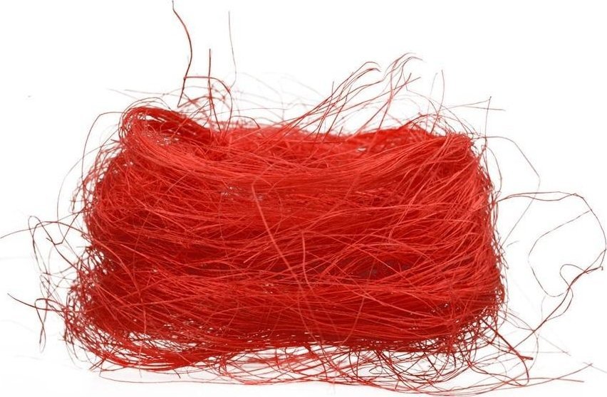 Sizal dekoracyjny czerwony