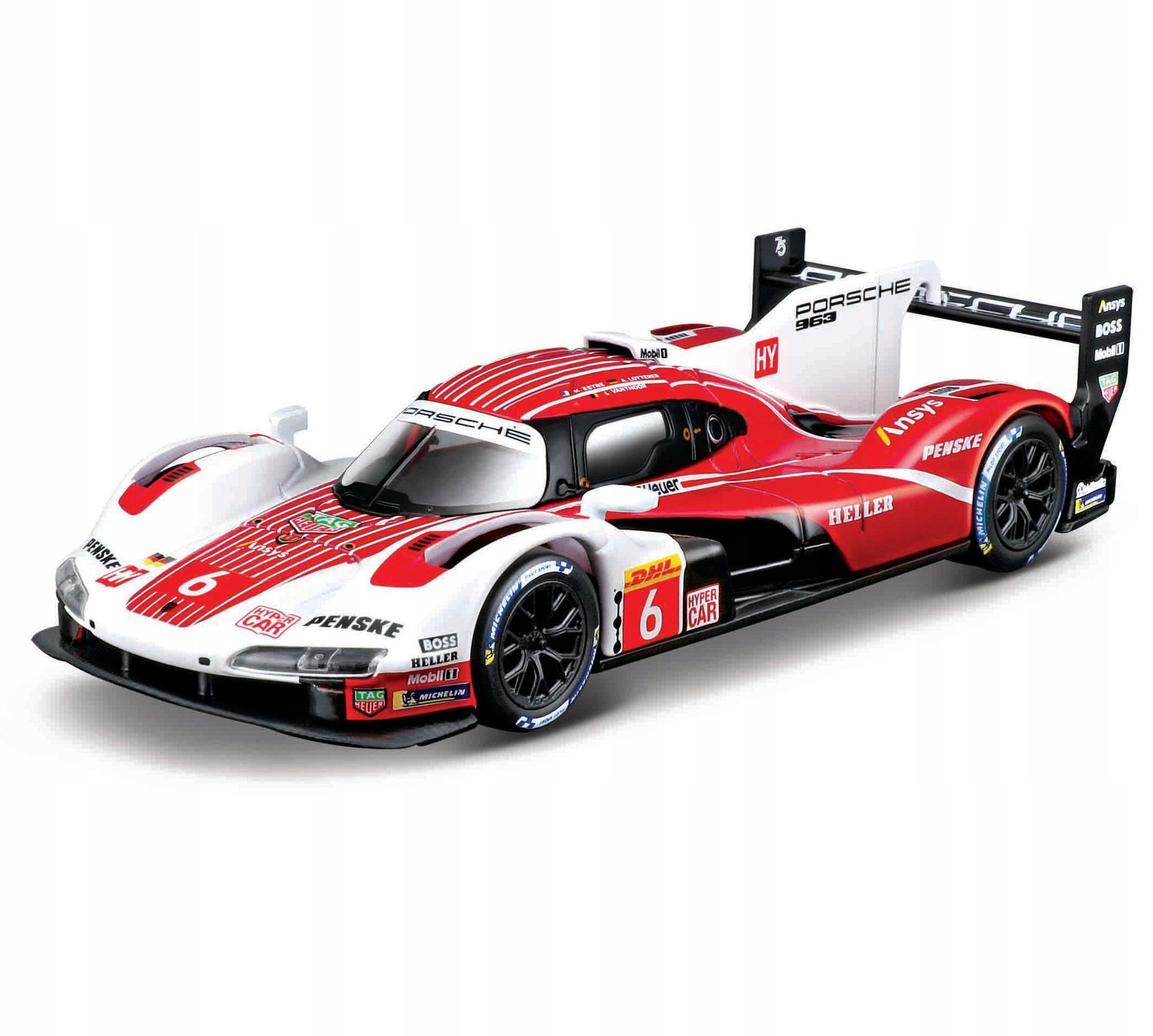 BBU 1:43 Race Porsche 963 white/red 38319 83191