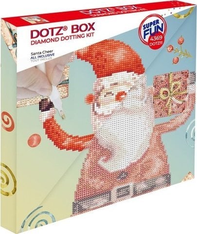 DIAMOND DOTZ DIAMOND DOTZ DOTZ BOX SANTA CHEER