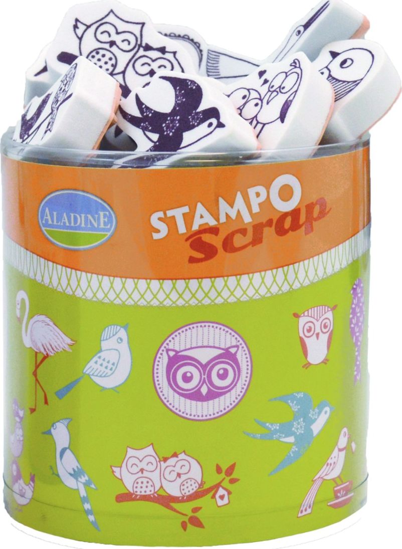 Aladine Stempelki do Scrapa Ptaszki