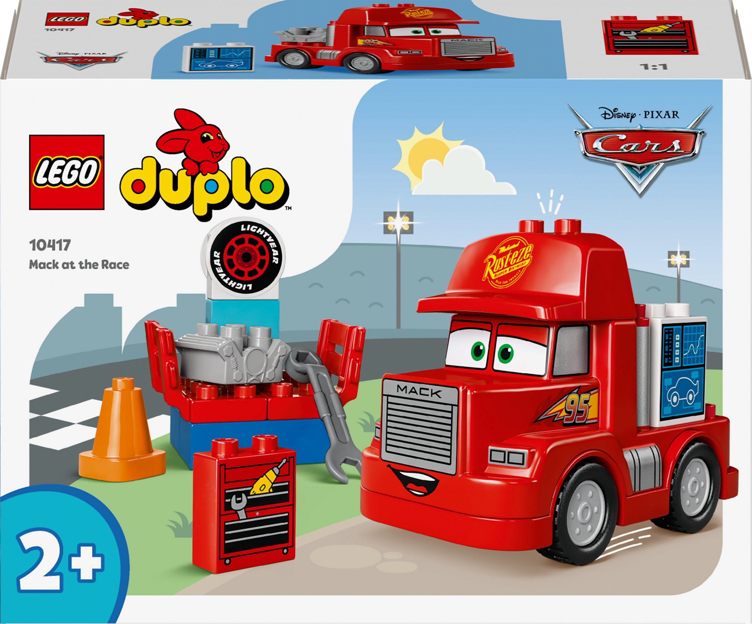 LEGO Duplo Disney Maniek na wyścigu (10417)