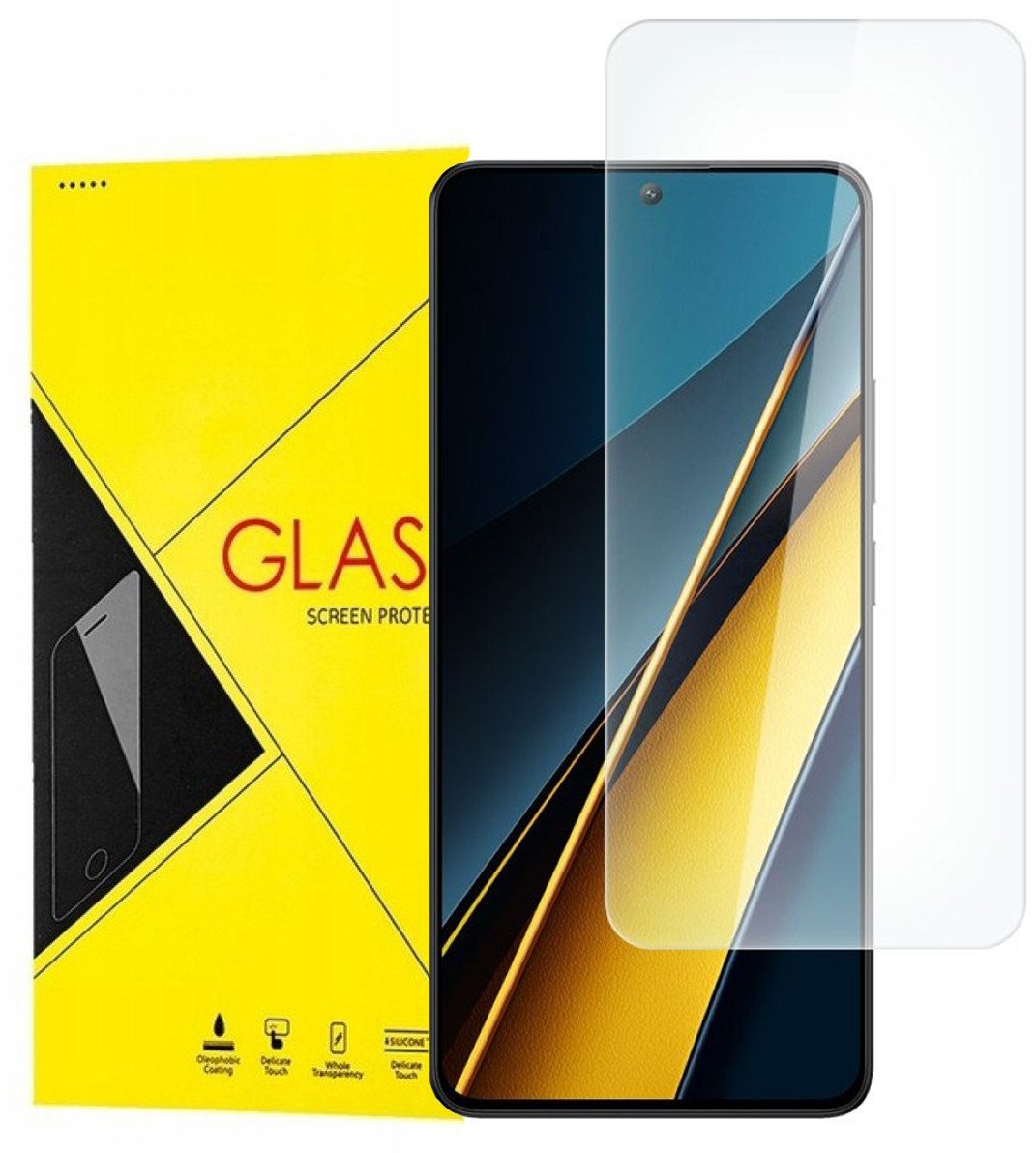 Szkło Hartowane Supero do Poco X6 Pro, przezroczyste