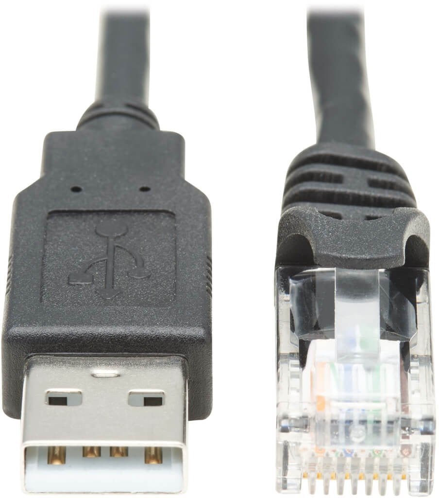 USB-A TO RJ45 ROLLOVER CONSOLE