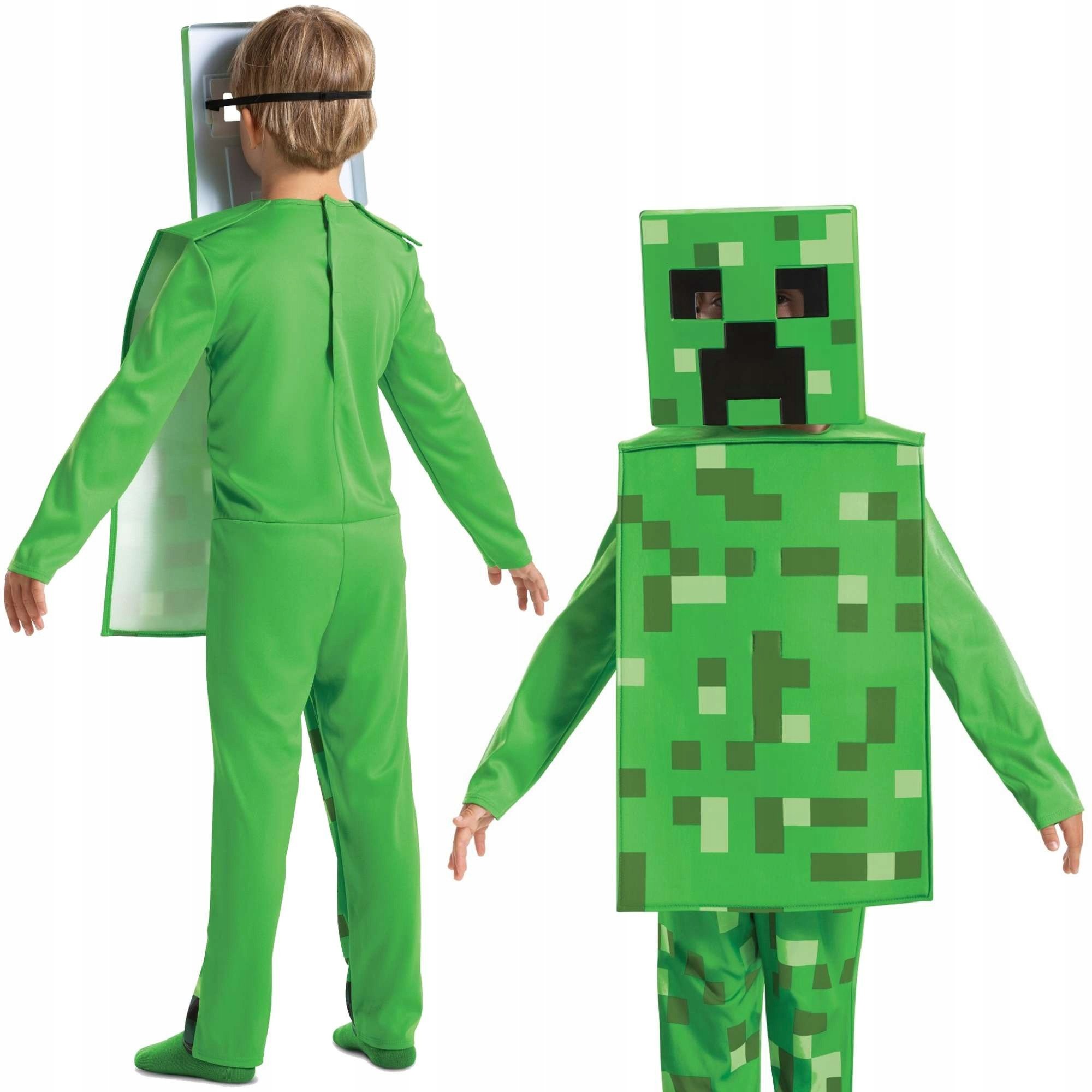 Strój Creeper Fancy - Minecraft (licencja) L