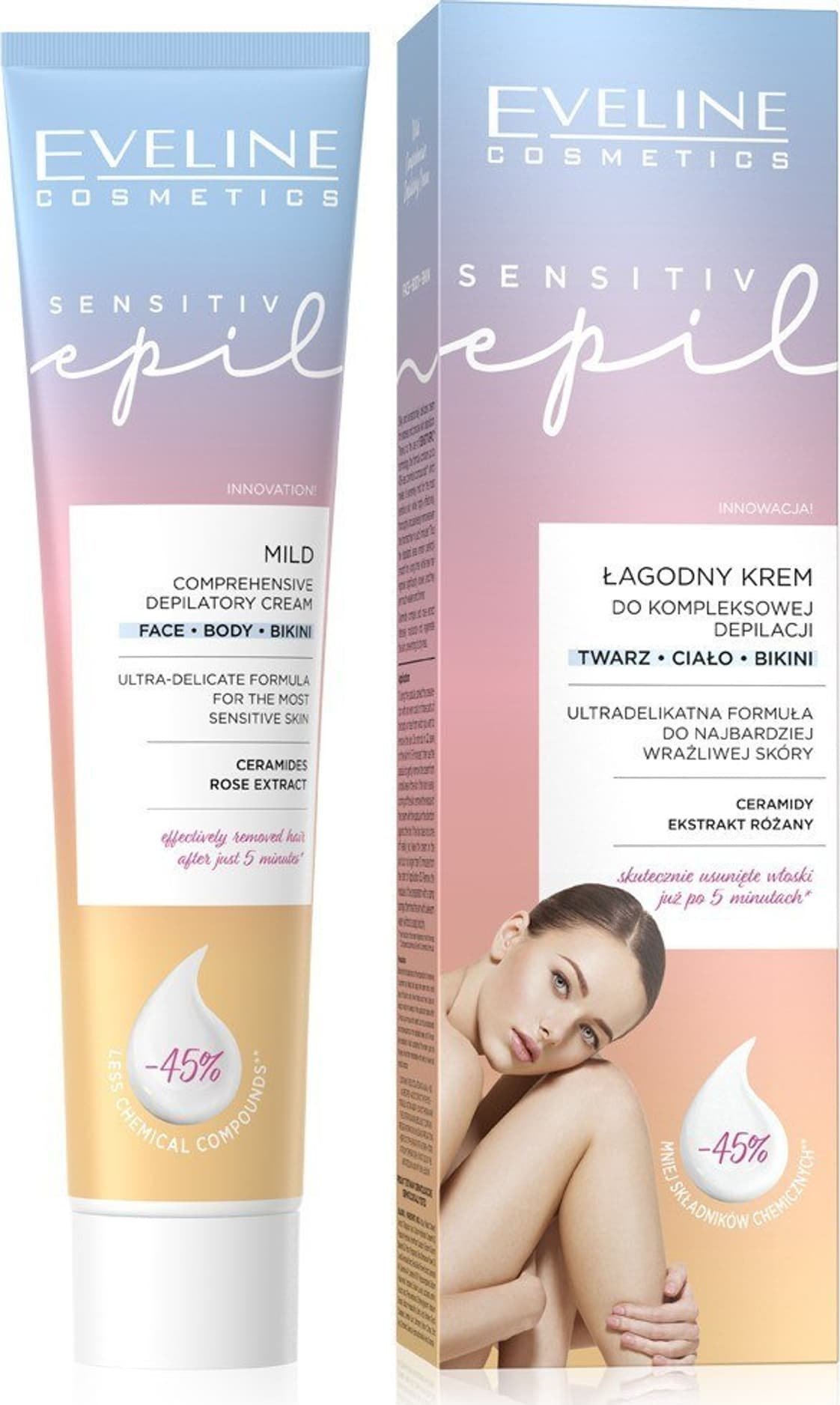 Eveline DEP.Krem d/dep 125ml Just E. tw.ciał.bikin