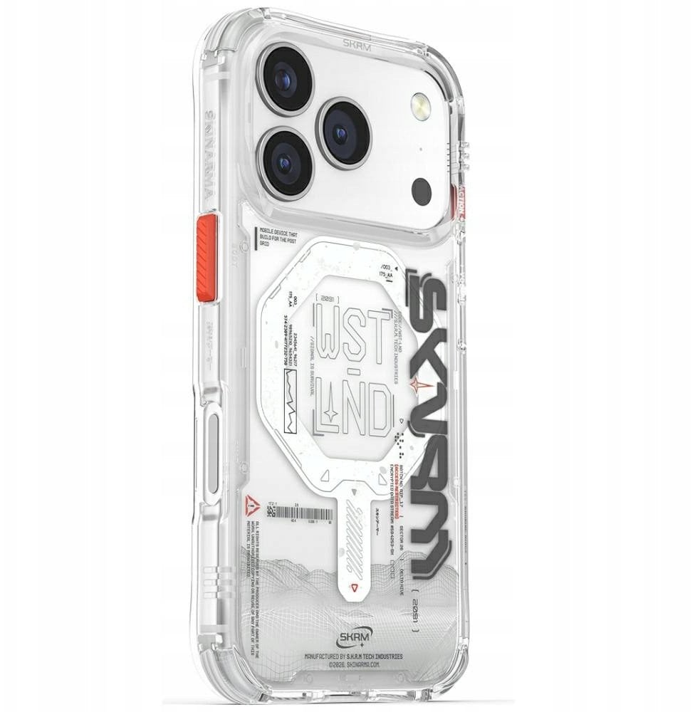 Skinarma Sonix Case for iPhone 17 Pro Magnetic Charging Transparent