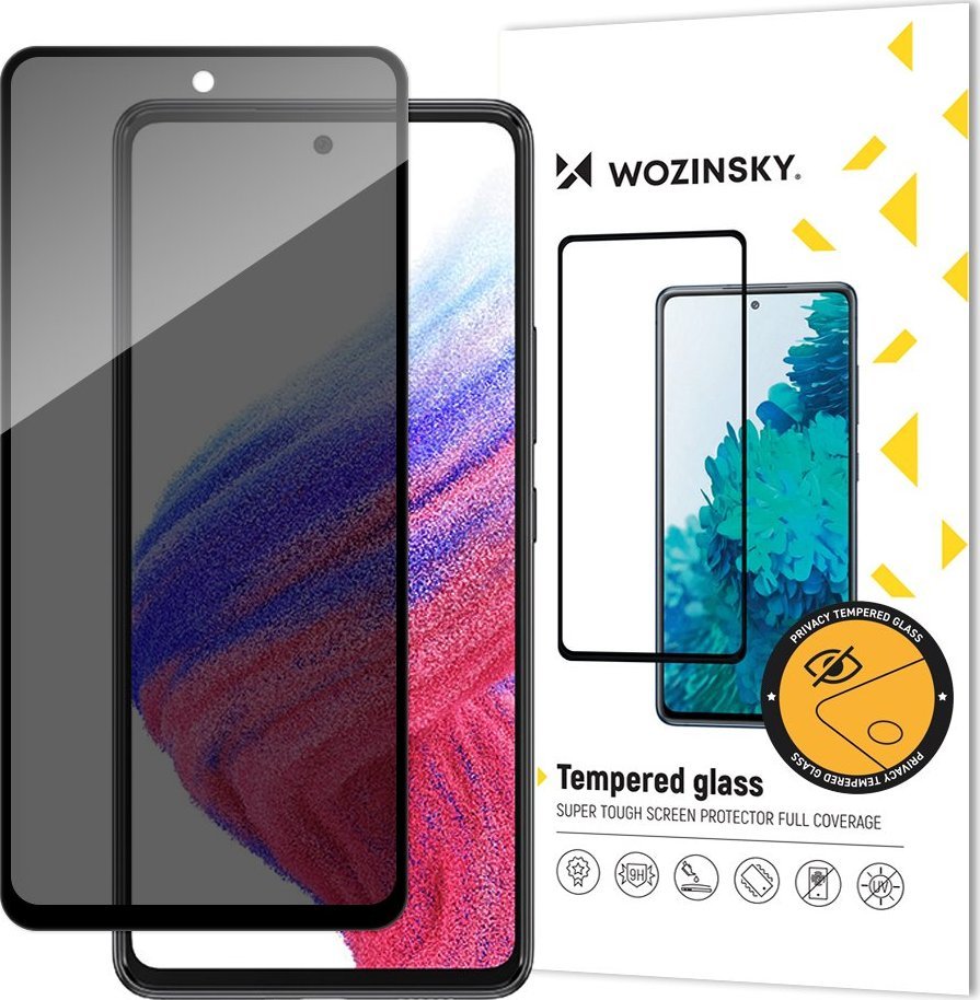 Wozinsky Wozinsky Privacy Glass szkło hartowane Samsung Galaxy A53 5G z filtrem Anti Spy prywatyzujące