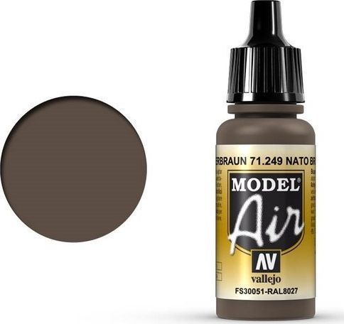 Vallejo Vallejo Model Air NATO Brown 71.249 uniwersalny