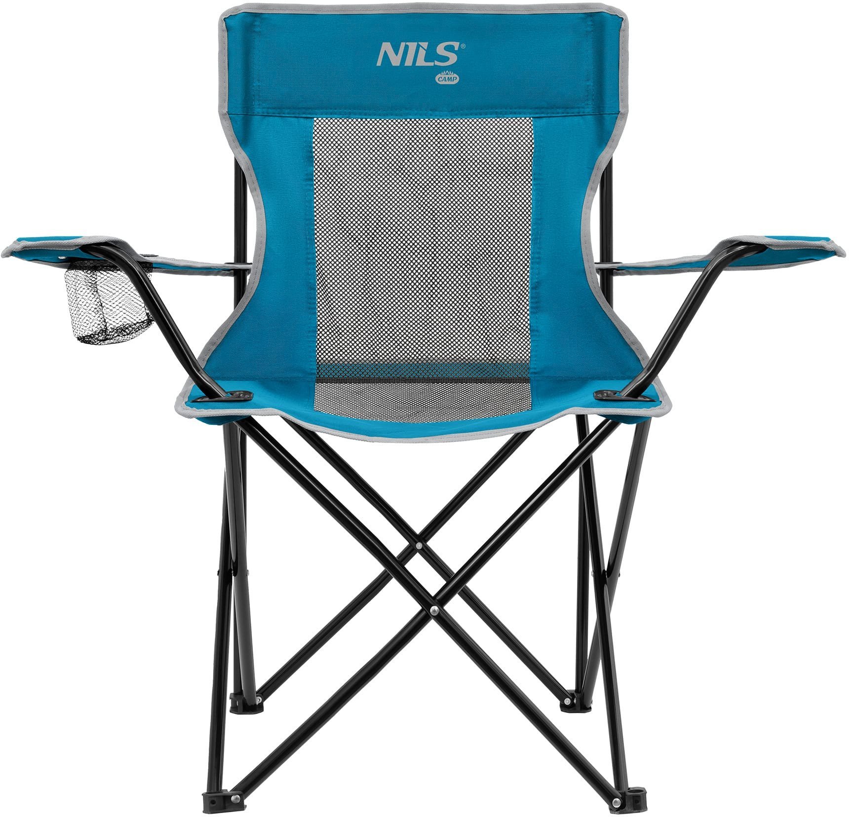 NC3302 KRZESŁO TURYSTYCZNE NIEBIESKO-SZARY NILS CAMP