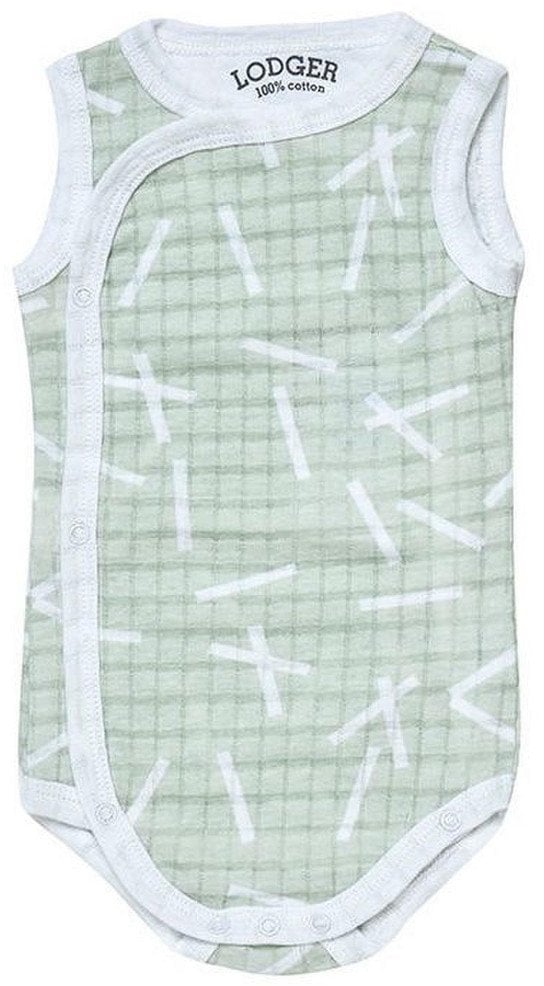 Sale! Lodger Romper Sprinkle sleeveless cotton bodysuit Leaf 68 cm RF 070_68