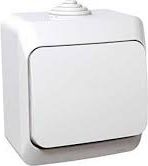 Schneider Electric Łącznik hermetyczny Cedar Plus natynkowy jednobiegunowy 16AX IP44 biały WNt-100YF (WDE000510)