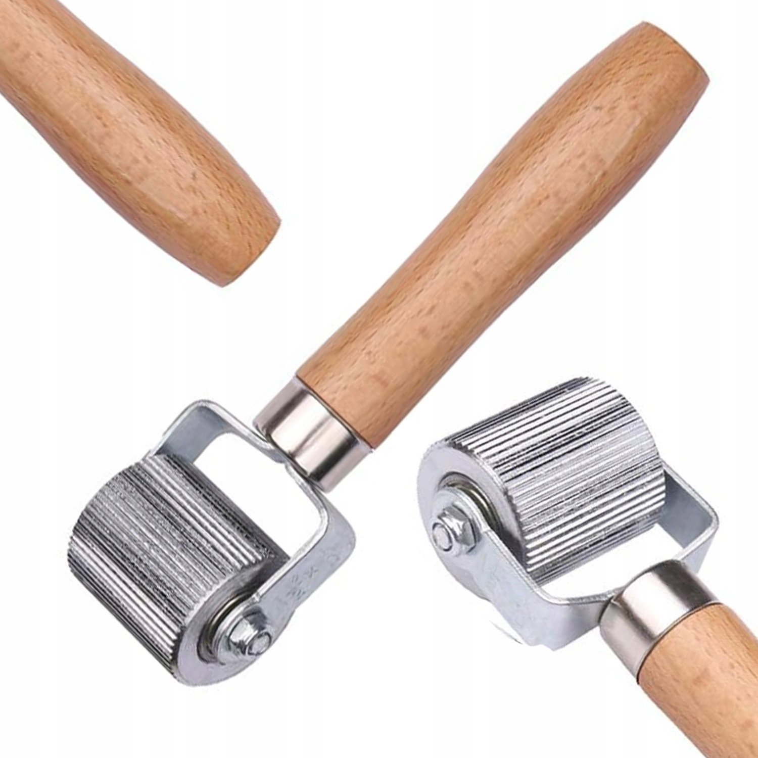 Drewniana rolka do łatek z łożyskiem o szerokości 50mm