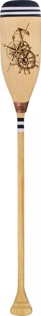 John Paddle Pagaj John Paddle Beavertail Ozdoba Wypalany 110 cm WZ2 ze skórzaną pionową zawieszką 110 cm