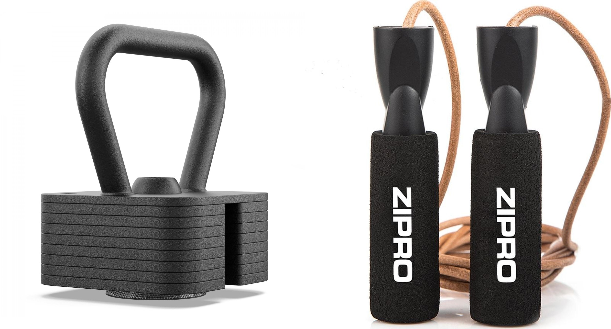 Kettlebell Zipro Kettlebell Zipro Square 19kg + Skakanka Zipro
