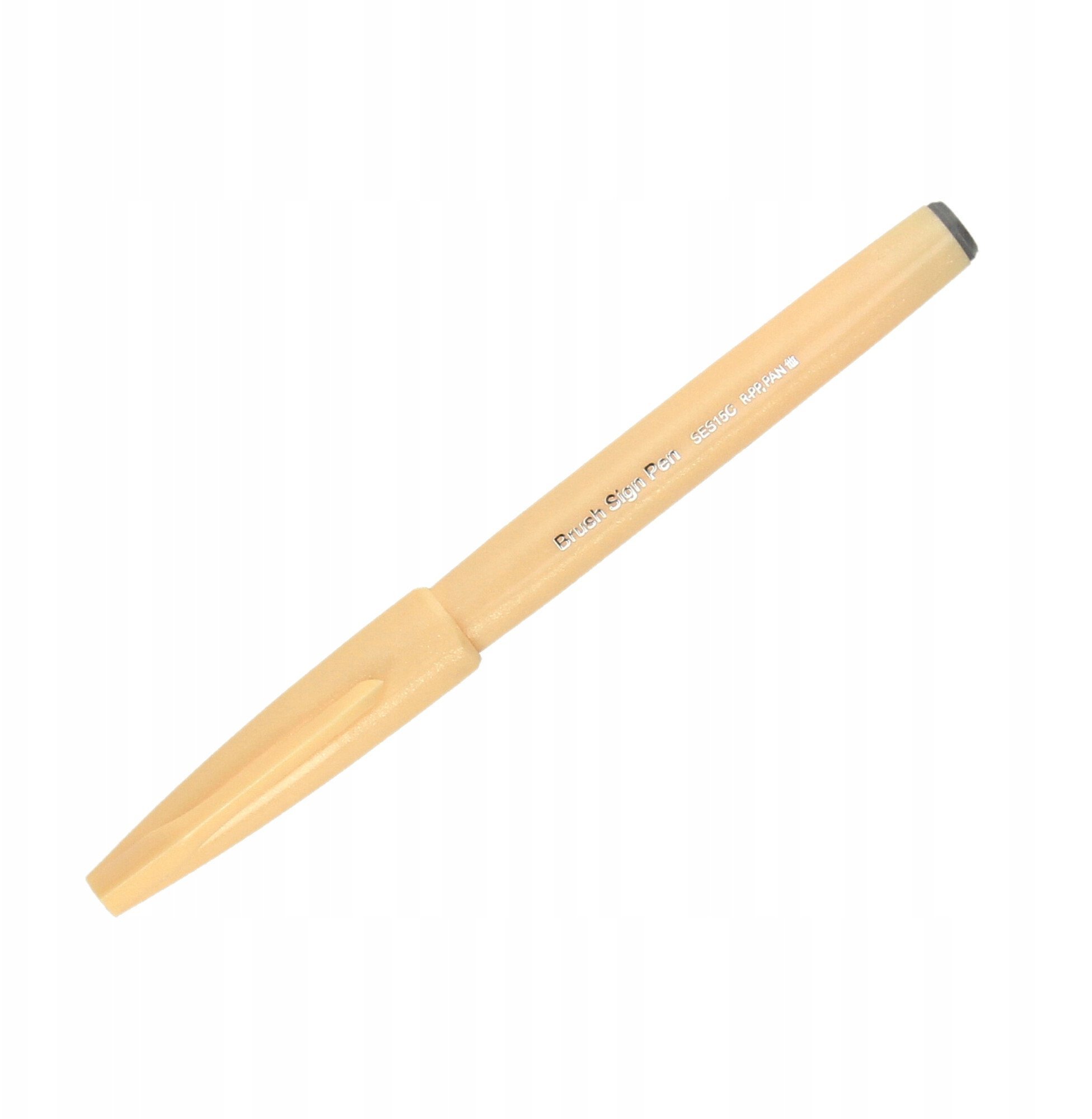 Pisak pędzelkowy Pentel Brush Sign Pen SES15C blad
