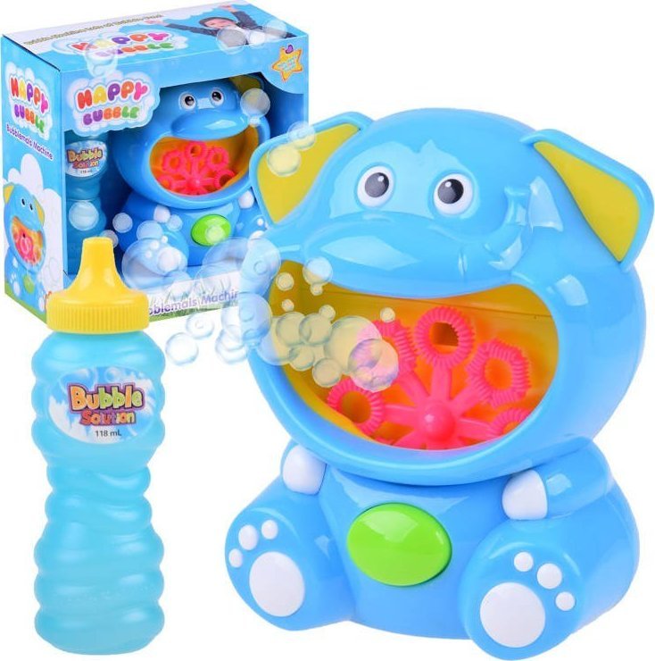 Jokomisiada Automat do baniek mydlanych niebieski słoń ZA4149