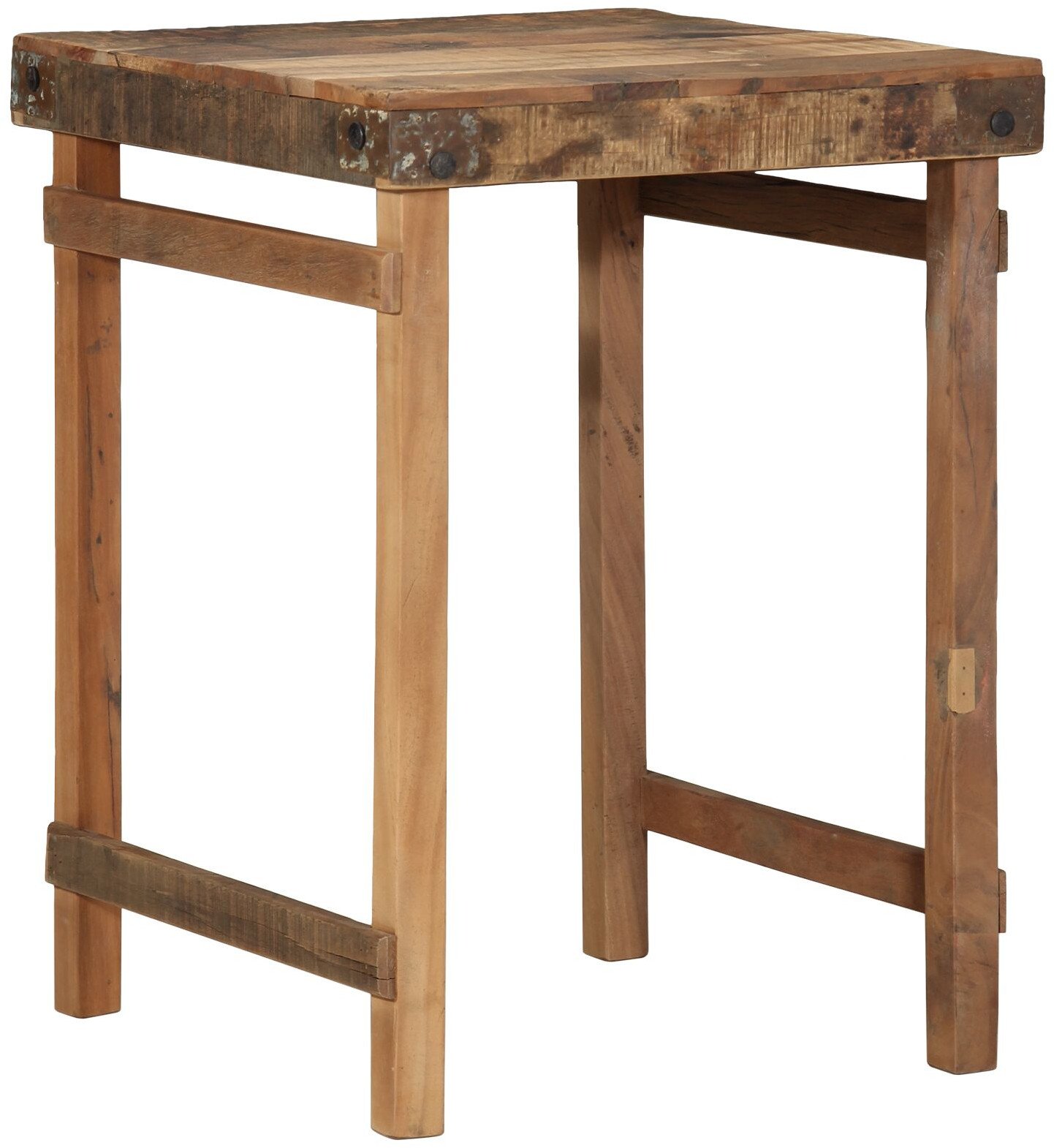 Stół jadalny 55x60x76 cm z odzyskanego drewna