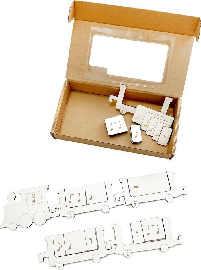 Takty ćwierćnutowe w metrum 2/4 Pociąg muzyczny