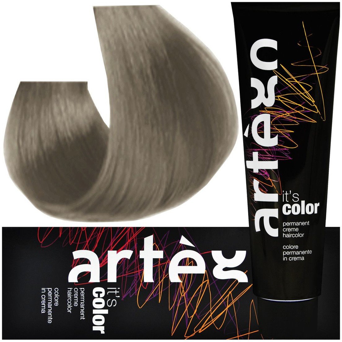 Artego Its Color Farba do włosów w kremie 150ml Najjaśniejszy Miękki Matowy Blond (10.08-10NC)