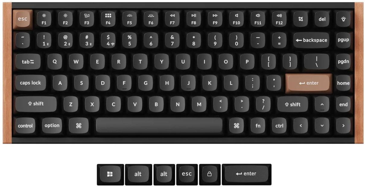 Klawiatura Keychron K2 HE Special Version Gateron Double-Rail Magnetic Nebula (K2H-F1)