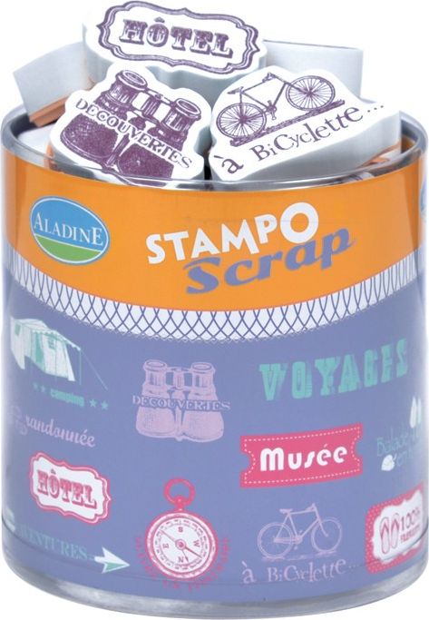 Aladine Stempelki do Scrapa Podróże