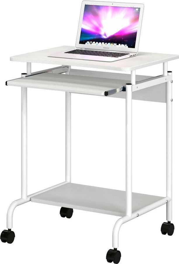 Techly Biurko mobline z szufladą białe (105926)