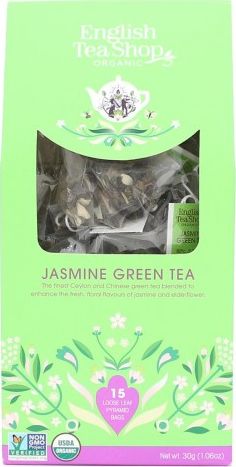 English Tea Shop Herbata Jasmine Green Tea 15 piramidek