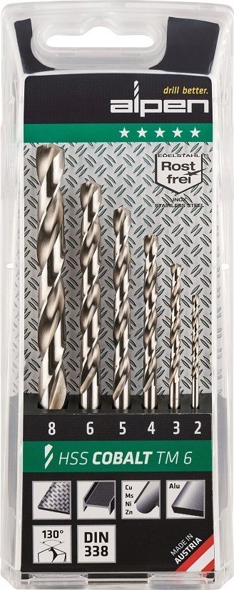 Wiertło Alpen Alpen Cassette HSS Cobalt Forte TM 6